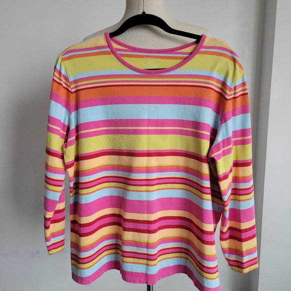 Covington Tops - COVINGTON STRIPED WOMEN’S SUMMER TOP (Size:16/18 Wide)